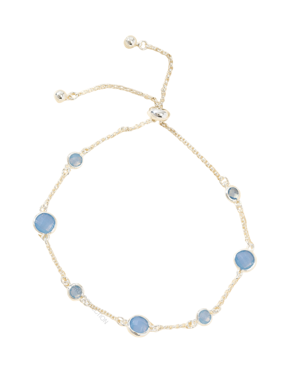 Blue Mist Silver Bracelet