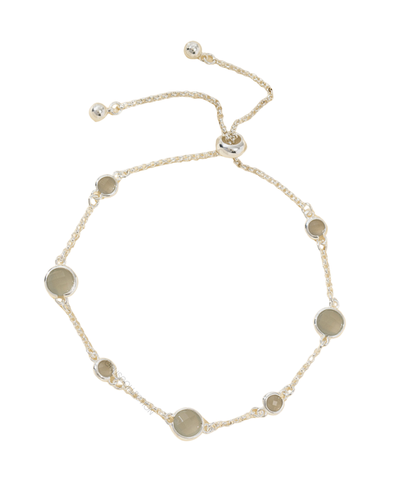 Gray Mist Silver Bracelet