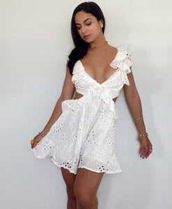 Eyelet Romper